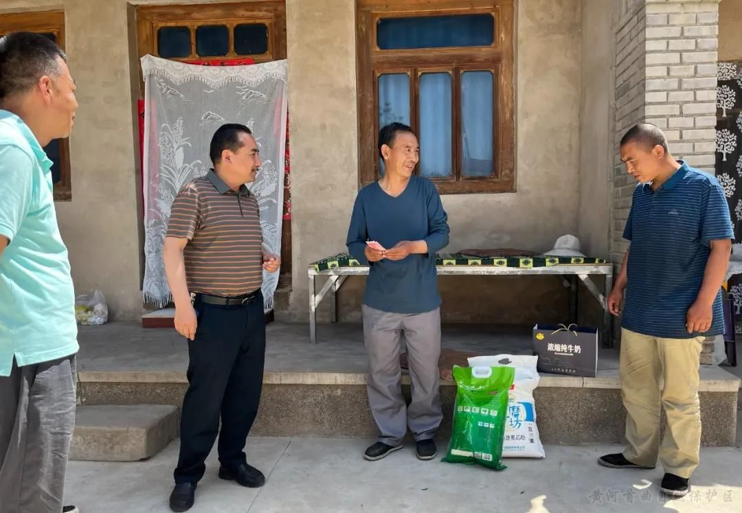 黄河首曲管护中心深入秦安县王铺镇开展结对关爱工作